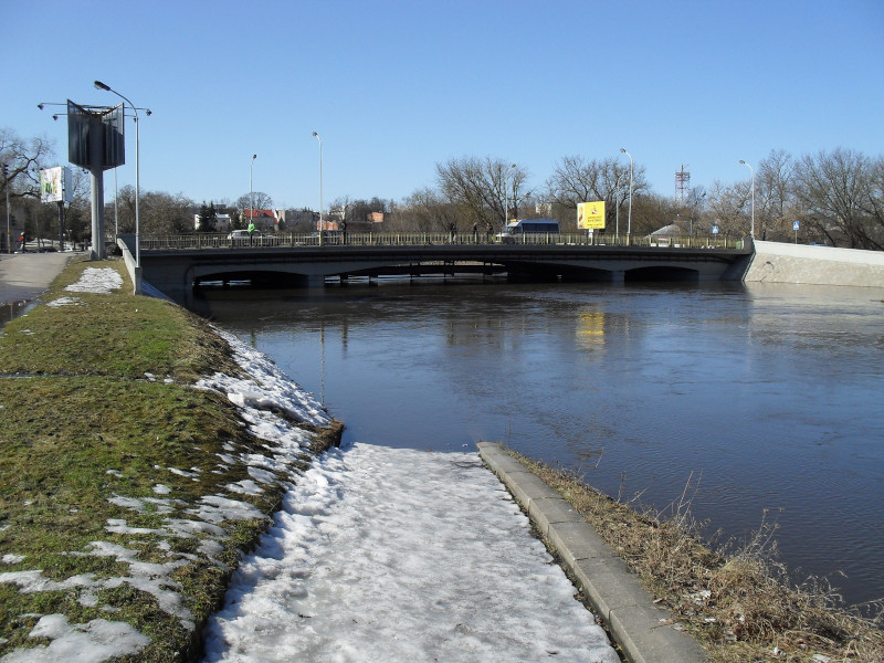 Panevėžys 2010 pavasaris potvynis prie tilto