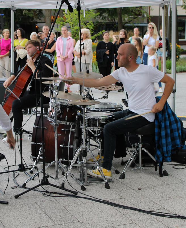 Grupė Voiceless Panevėžyje, būgnai